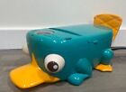 Perry The Platypus Working CD Player Karaoke Machine Phineas Ferb No Microphone
