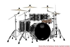 Mapex Saturn Satin Black Jazz Drums Set 20x16/10x7/12x8/14x14 Shells Pack Dealer