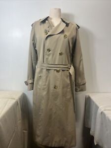 Mens Vintage Burberrys of London Classic Trench Coat 10 Long