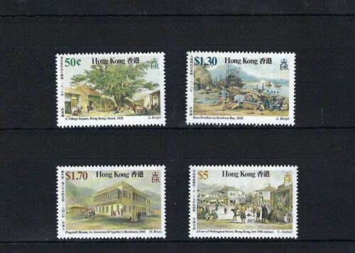 Hong Kong 1987  Historical Scenes of Hong Kong stamp set MNH