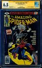 Amazing Spider-Man 194 CGC 6.5 SS OW/W Signed by Wolfman! RARE Yellow Bar Error!