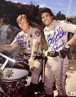 Erik Estrada Larry Wilcox Signed 11x14 CHIPS Motorcycle Photo 2 Inscr BAS ITP