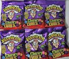 Lot of (6) Warheads Sour Chewy Cubes 4 oz Bags Orange Watermelon Strawberry