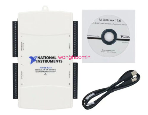 NI USB-6218 779678-01 A multifunctional DAQ device with isolation. Analog I/ O,