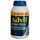 2 Pack Advil Liqui-Gels Solubilized Capsule Ibuprofen, 200 mg, 200 Ct