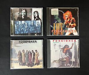 Foreigner Lot - 4 CDs Head Games, Double Vision, Self-Titled, Live: Classic Hits