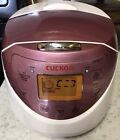 Used working Cuckoo Cr-0631F 6-Cup Multifunctional Micom Rice Cooker Pink Rose