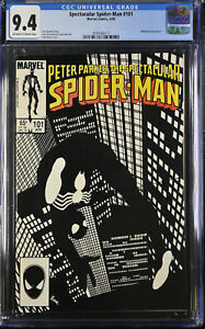 Marvel Comics Spectacular Spider-Man #101 CGC 9.4 1985