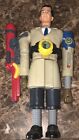 Vintage Inspector Gadget 13” Action Figure Tested Works With Watch