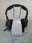 Sennheiser HDR120 Wireless Headphones with TR120 Charger Transmitter Dock Tested