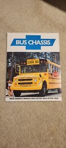 1976 CHEVROLET BUS CHASSIS Original Truck Sales Brochure