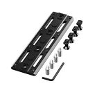 MLOK to Arca-Swiss Rail Adapter Tripod Mount Compatible with RRS Dovetail Plates