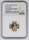 Great Britain UK 1987 BRITANNIA 1/10 Oz Gold £10 Pound Proof Coin NGC PF69 UC