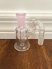 14MM PINK GLASS WATER PIPE ASH CATCHER HONEYCOMB PERC 90DEGREE