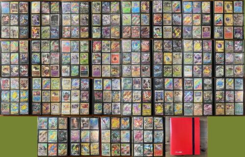 252 Pokemon Card Collection Lot Binder | ALT ARTS VSTAR SHINY FULL ART VMAX GOLD