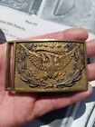 MINTY CIVIL WAR OFFICERS WAIST BELT PLATE BUCKLE NON DUG RELIC EXC CONDITION