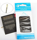 12 Hand Sewing Needles set  Self Threading Tools Craft (12 count)  USA seller