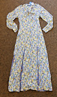 $790 New Polo Ralph Lauren 100% Silk Floral Maxi Dress - Size 0 - Blue Floral