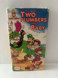 New ListingSuper Mario Bros Super Show! Two Plumbers And A Baby (VHS, 1991) Nintendo
