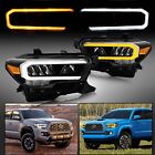 For 2020-2023 Toyota Tacoma Limited|TRD Black Full LED Headlights Headlamps Pair (For: 2021 Tacoma)