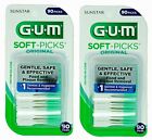 GUM Soft Picks 180Ct Dental Toothpicks Floss w/ Storage Case, Tooth Flossers