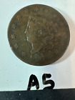 1816 U S Large Cent, Coronet Head