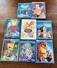 8 Disney Blu Ray And DVD Lot Pooh, Bambi, Peter Pan, Nemo, Snow White, Alice