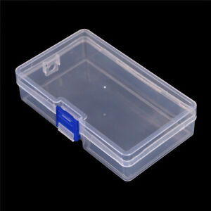 Clear Plastic Storage Box Jewelry Tool Craft Container Beads Organizer-qe