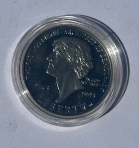 New ListingSilver Dollar Proof - Thomas Jefferson Commemorative Coin