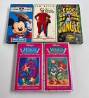 Lot of 5 Vintage Disney Classics VHS Tapes