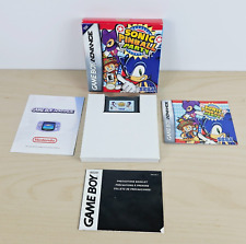 Sonic Pinball Party (Nintendo Game Boy Advance, 2003 GBA) Complete Authentic CIB