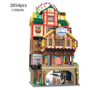 2854pcs Street View Series Building Blocks Charming Famous Scenic Spot Brick Toy