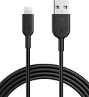 Anker Lightning Cable Powerline II 6ft MFi Certified Charge for for iPhone,Black