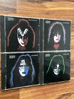 KISS OG Solo CD Lot 4 Gene Simmons Ace Frehley  Peter Criss Paul Stanley CLEAN