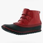 Sorel Out N About Rain Boot - Women's Burnt Henna/Black Size 9