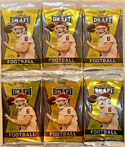 2018 Leaf Draft NFL Football Card Packs - 6