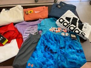 Wholesale Resale Lot Athletic Apparel, Asics, Adidas, Hurley, Under Armour, NWT