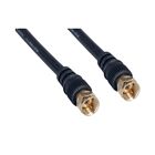 6ft  RG59 F-pin Male Coaxial Cable with Gold connectors  10X2-01106G