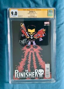 9.0 CGC Signed SKOTTIE YOUNG Punisher 1 Baby Variant nm defenders autographed 2