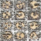 50pcs Tibetan Silver Metal Alloy Charms Loose Spacer Beads Jewelry Making DIY