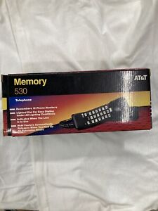 NOS AT&T Memory 530 Telephone Color Black Model 106812902