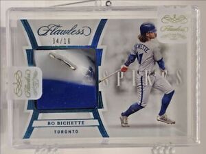 BO BICHETTE 2020 FLAWLESS BASEBALL ROOKIE SPIKES CLEAT RELIC RC /10 Q0028