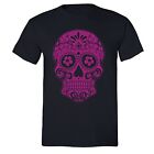 Sugar Skull Day of the Dead T-shirt Pink Mexican Gothic Dia Los Muertos shirt