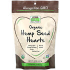 Now Foods Real Food Organic Hemp Seed Hearts 8 oz 227 g Organic, Raw, Vegan,
