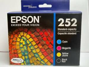 EPSON T252 Ink Standard Capacity Combo 4 Pack Black/Cyan/Magenta/Yellow