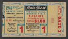 1948 World Series Game 1 Ticket Stub Bob Feller/Lary Doby WS Debut - Nice