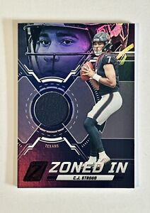 New Listing2023 Panini Zenith CJ Stroud RC ZONED IN Patch SP #ZI-CSD Houston Texans Rookie