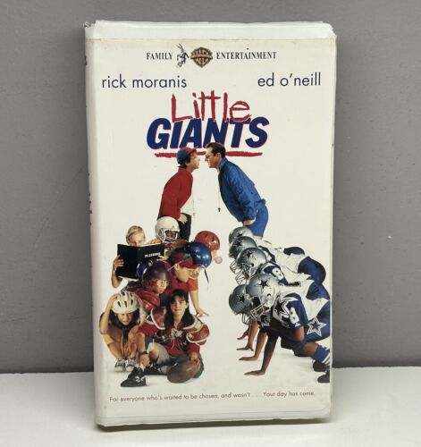 Little Giants VHS 1994 Video Tape Rick Moranis Ed O’Neill Kids Football Movie