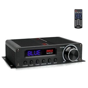 Pyle Compact 5.1-Channel Bluetooth Amplifier- Hi-Fi AV Audio Amp Receiver