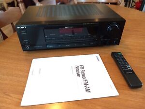 Vintage Sony FM/AM Stereo Receiver Audio/Video Control Center STR-311 Bundle